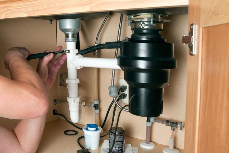 Garbage disposal installation and repair in Brandon, Florida kitchen